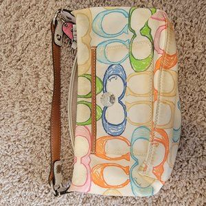 Vintage Small Coach Handbag - Cream